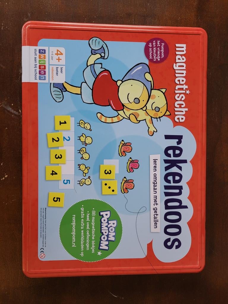 Magnetische rekendoos 4+ Rom Pompom van Zwijssen, Ophalen of Verzenden, Zo goed als nieuw, Rekenen