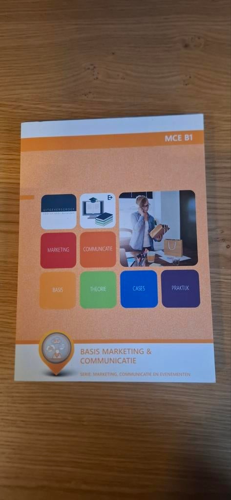 Basis Marketing & Communicatie MCE B1, Boeken, Studieboeken en Cursussen, Onbekend, Ophalen of Verzenden, Zo goed als nieuw, MBO