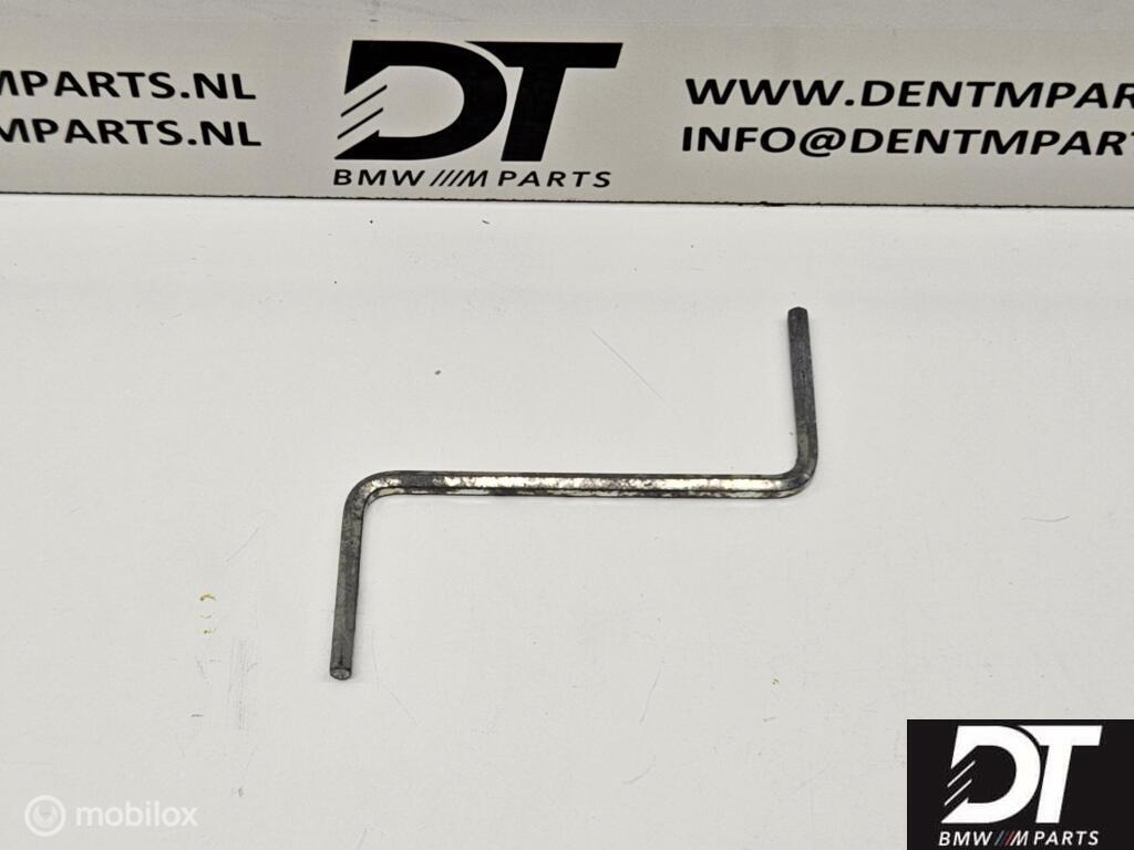 Noodsleutel dak slot onder achterbank BMW 3-serie Cabrio E46, Gebruikt, Ophalen of Verzenden, BMW, BMW