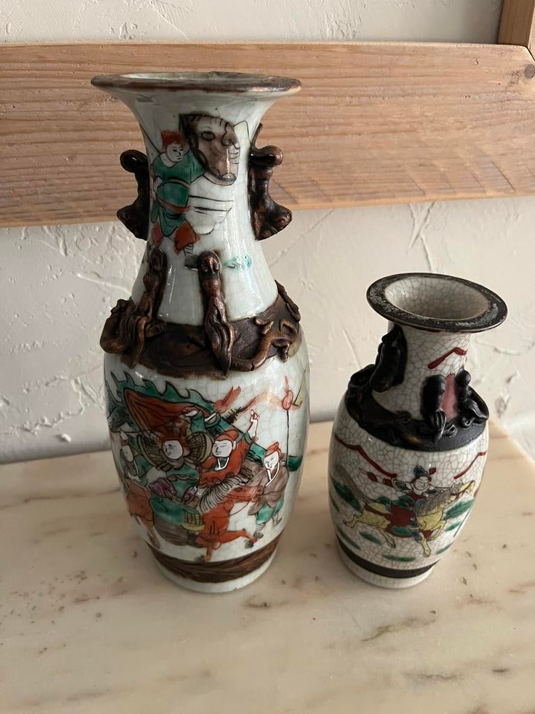 Chineese Nanking vaasjes, Antiek en Kunst, Ophalen of Verzenden