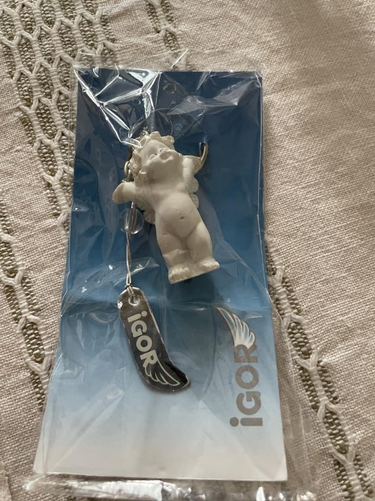 Sleutelhanger met igor engel /nieuw in verpakking nog, Verzamelen, Sleutelhangers, Ophalen of Verzenden, Nieuw, Merk