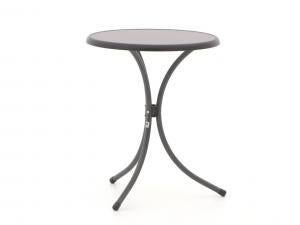 Tuintafel Sieger Mecalit nieuw rond 60cm Hoog 72 cm, Ophalen, Nieuw, Rond