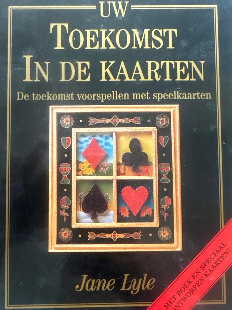 Uw Toekomst in de Kaarten - Jane Lyle, Boeken, Esoterie en Spiritualiteit, Ophalen of Verzenden, Zo goed als nieuw, Tarot of Kaarten leggen