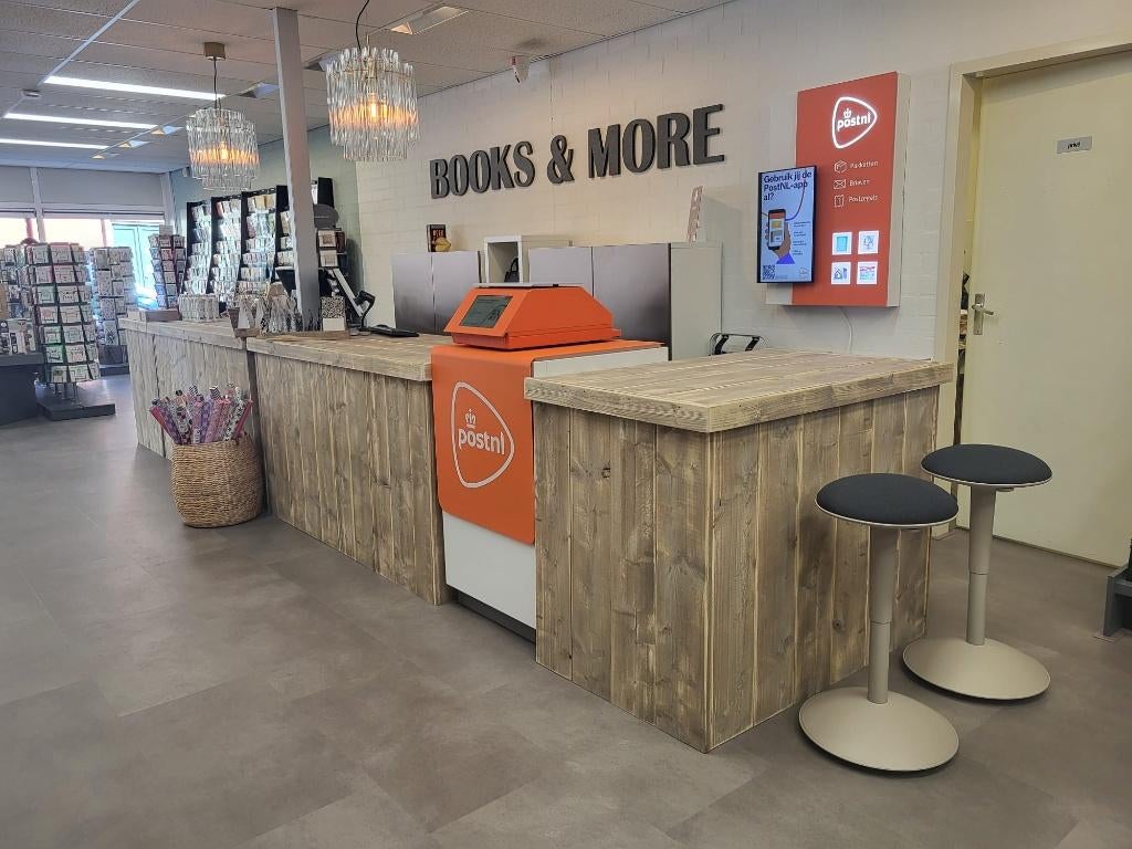Unieke toonbank, balie van steigerhout in elke maat en vorm, Huis en Inrichting, Kasten | Dressoirs, Nieuw, 50 tot 75 cm, Ophalen