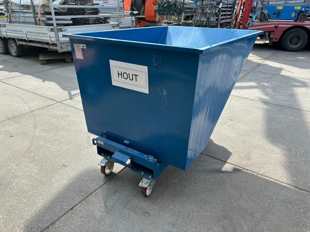 Intra Tippo 1100 kiepkantelcontainer tbv heftruck, Ophalen, Zo goed als nieuw