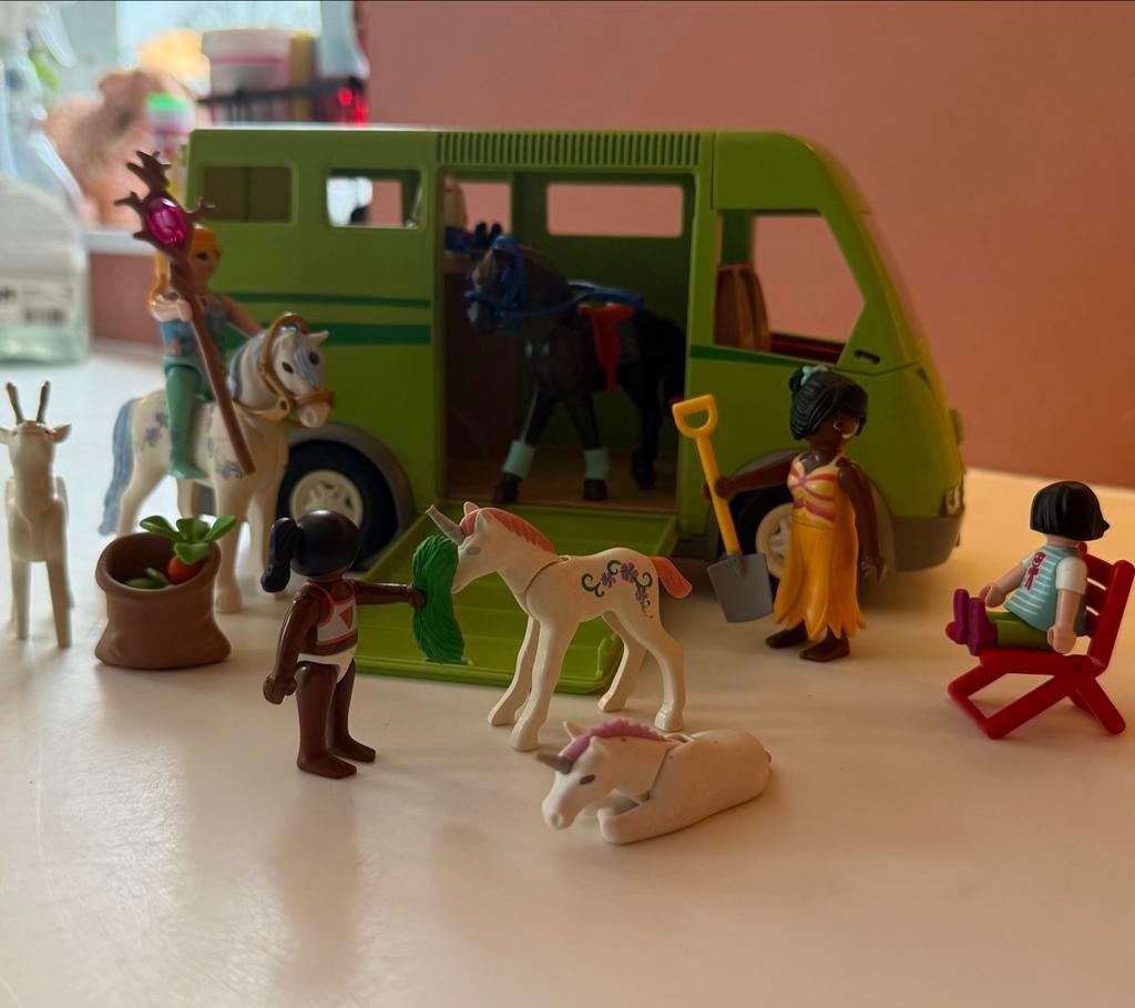 Playmobil Paardentrailer, Kinderen en Baby's, Speelgoed | Playmobil, Verzenden, Gebruikt, Los playmobil