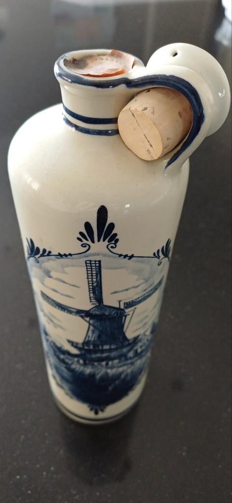 Delfts Blauwe Kruik met Molen, Antiek en Kunst, Ophalen of Verzenden