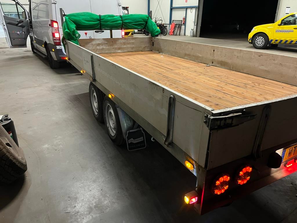 Solide Tandemasser Aanhanger 2700kg - Nieuwe Vloer & Verlich, Ophalen, Gebruikt