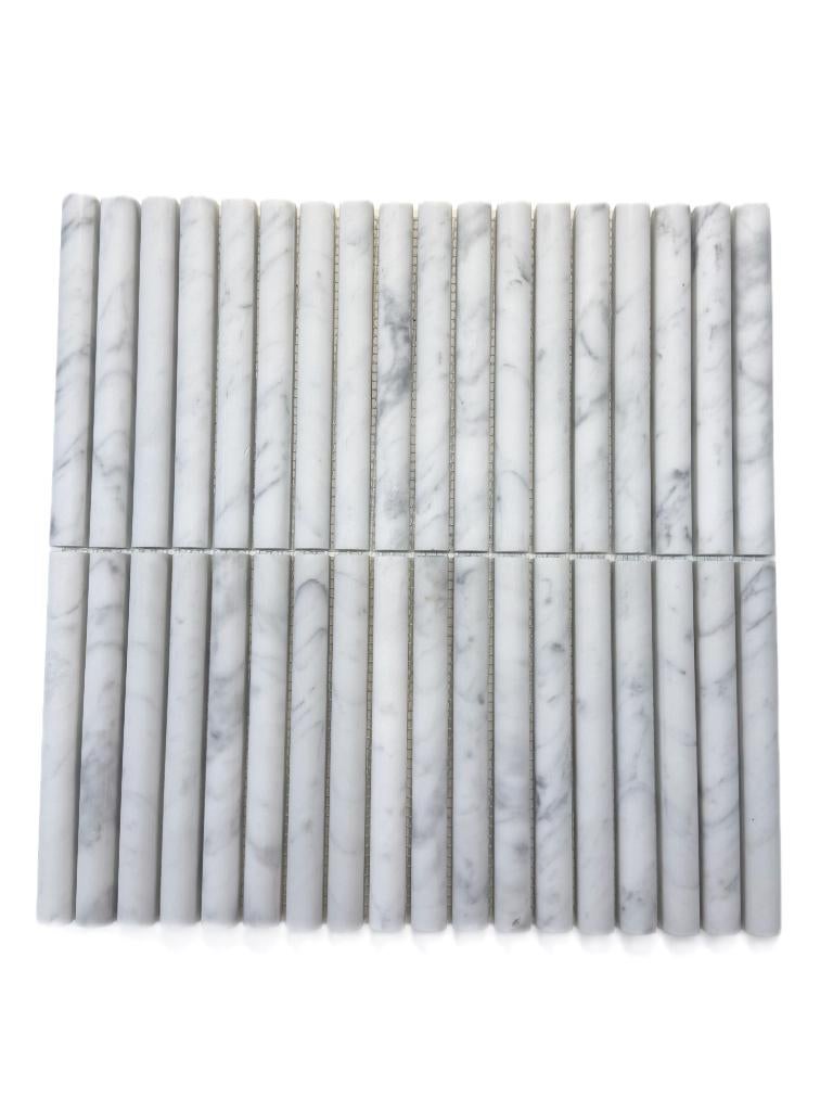 Mosaic Kit Kat lulu Bull Nose Bianco Carrara C 151x30x15mm, Nieuw, Ophalen of Verzenden, Minder dan 20 cm, Minder dan 5 m²