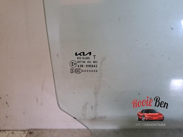Portierruit 4Deurs rechts-achter van een Kia Picanto, -, -, Ophalen of Verzenden, -
