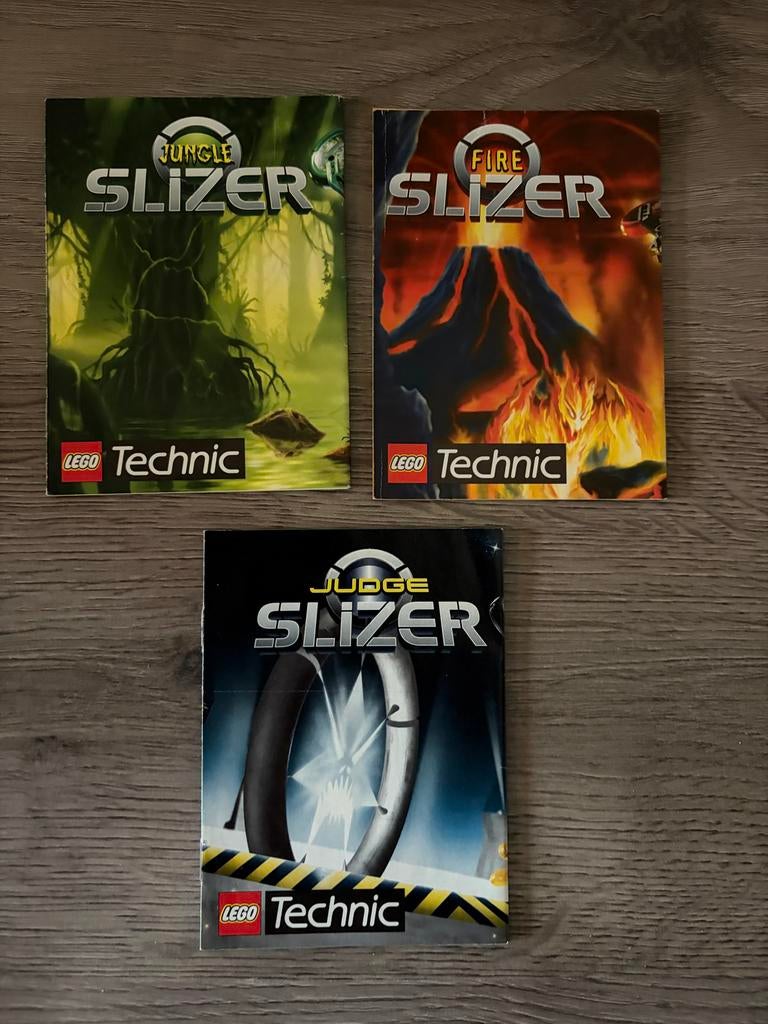 Lego Technic Slizer bouwboekjes 8500, 8502, 8504, 8505, Ophalen of Verzenden, Gebruikt, Complete set, Lego
