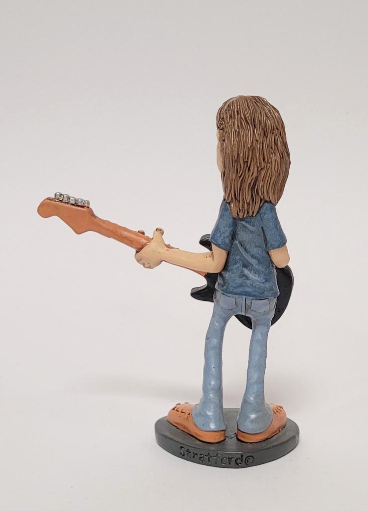David Gilmour Pink Floyd beeldje by Warren Stratford deco, Info@deconoord.nl, Deco Noord, Nieuw, Ophalen of Verzenden