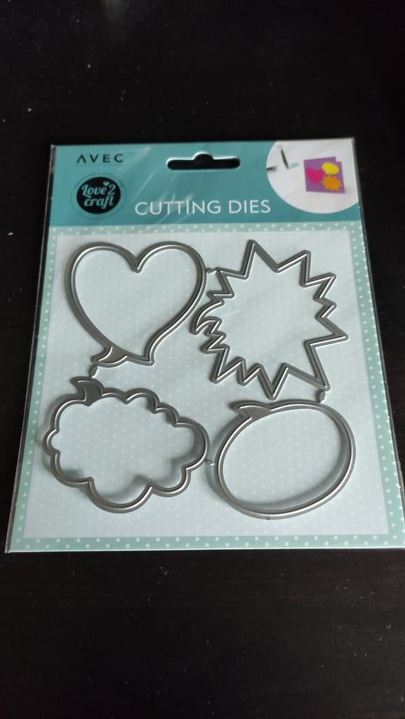 Nieuwe cutting dies / snijmal, Ophalen of Verzenden, Nieuw, Overige thema's, Pons of Mal