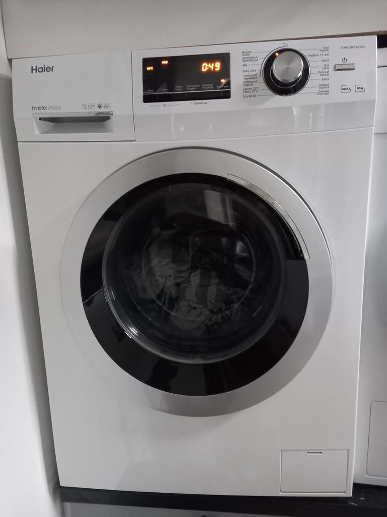 Haier Wasmachine - Betrouwbaar en Efficiënt, Ophalen, Gebruikt, Wolwasprogramma, Voorlader