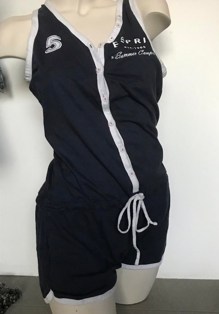 Esprit jumpsuit donkerblauw s, Ophalen of Verzenden, Zo goed als nieuw, Blauw
