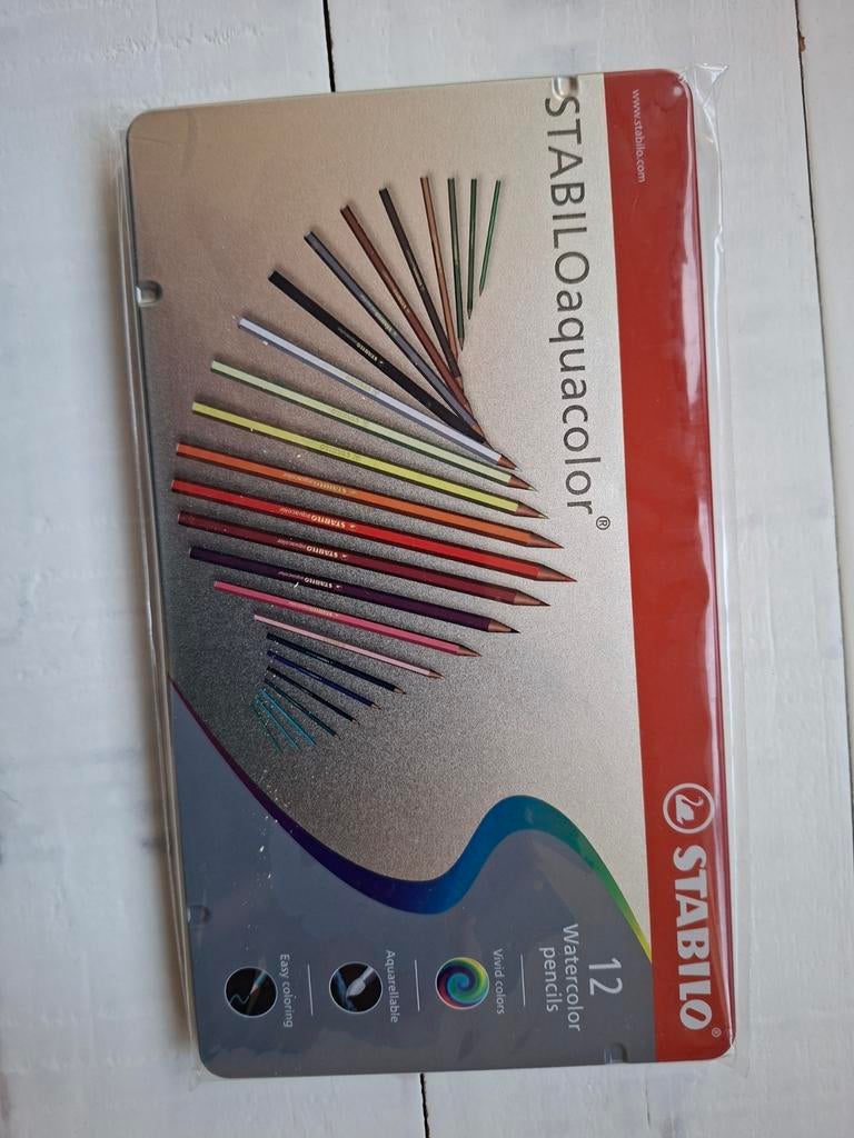 Stabilo Aquacolor Aquarelpotloden - 12 stuks, Hobby en Vrije tijd, Tekenen, Ophalen of Verzenden, Nieuw, Potlood of Stift
