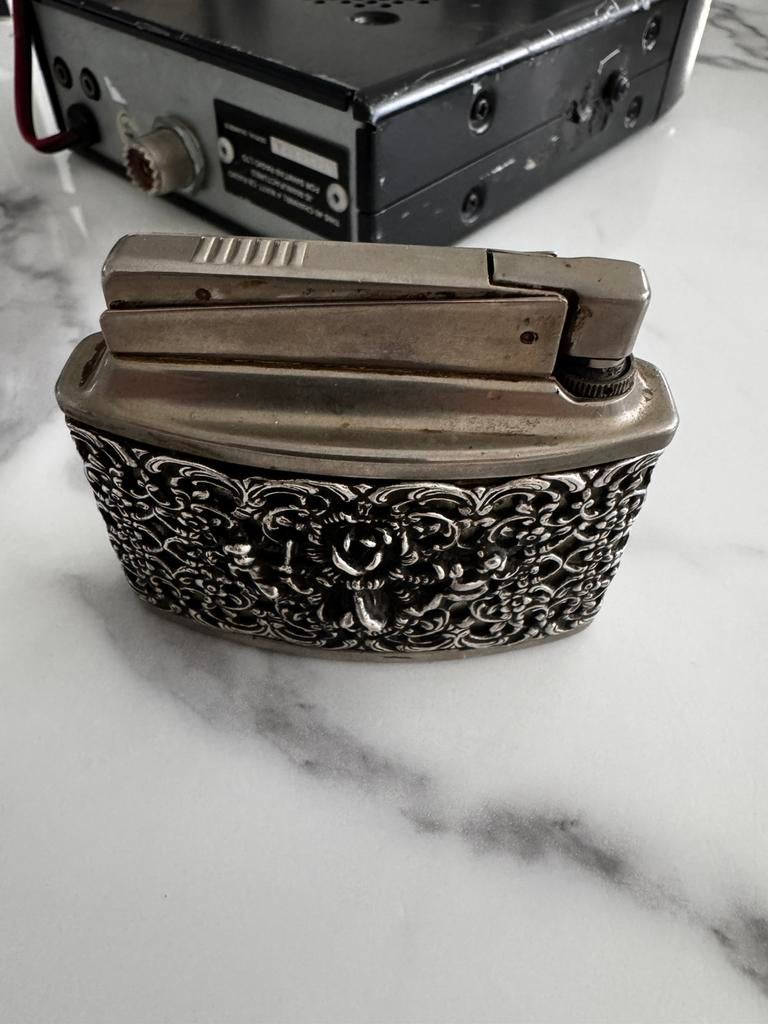 Oude antieke aansteker 835 zilver, Verzamelen, Ophalen of Verzenden, Zo goed als nieuw, Aansteker