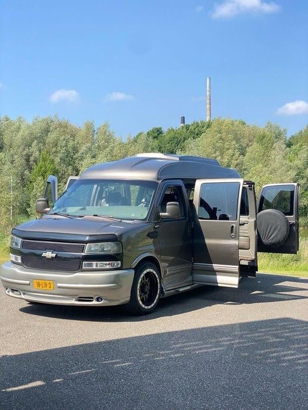 Chevrolet Express Camper V8 5.3 | LPG G3 | Zeer goed, Buscamper of Camperbus, 7 tot 12 maanden geleden, Particulier, LPG