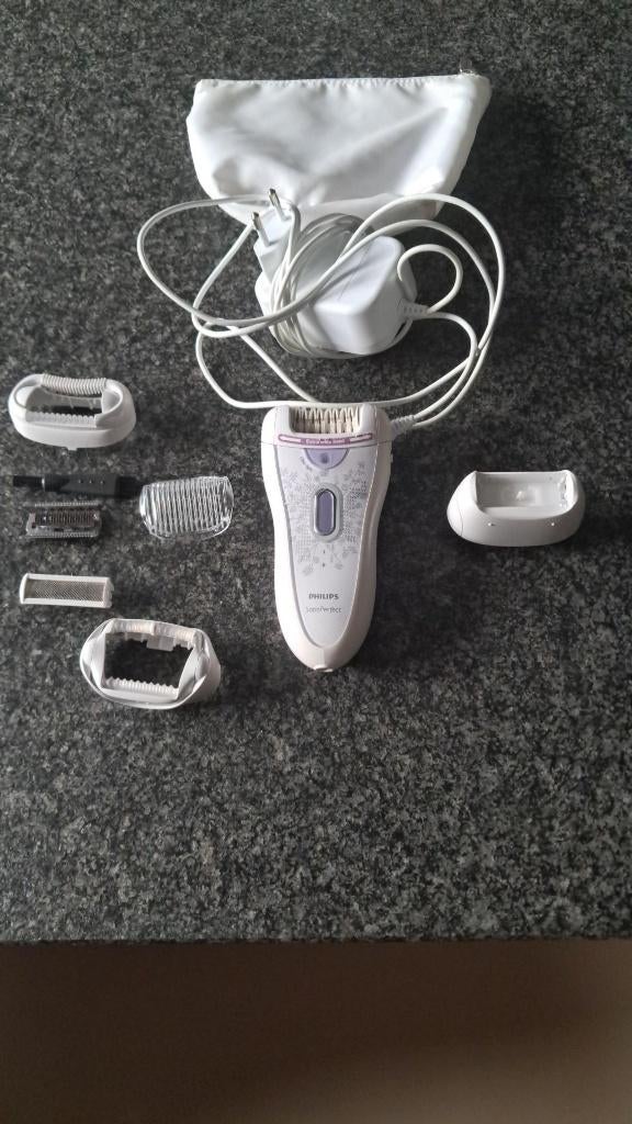 Epilator met het SkinPerfect-systeem, Ophalen, Gebruikt, Scheren en Epileren