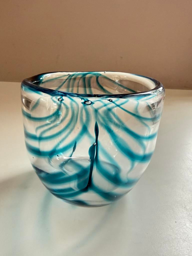 Prachtige Unica Leerdam glas, Michelle Veldman, Antiek en Kunst, Ophalen of Verzenden