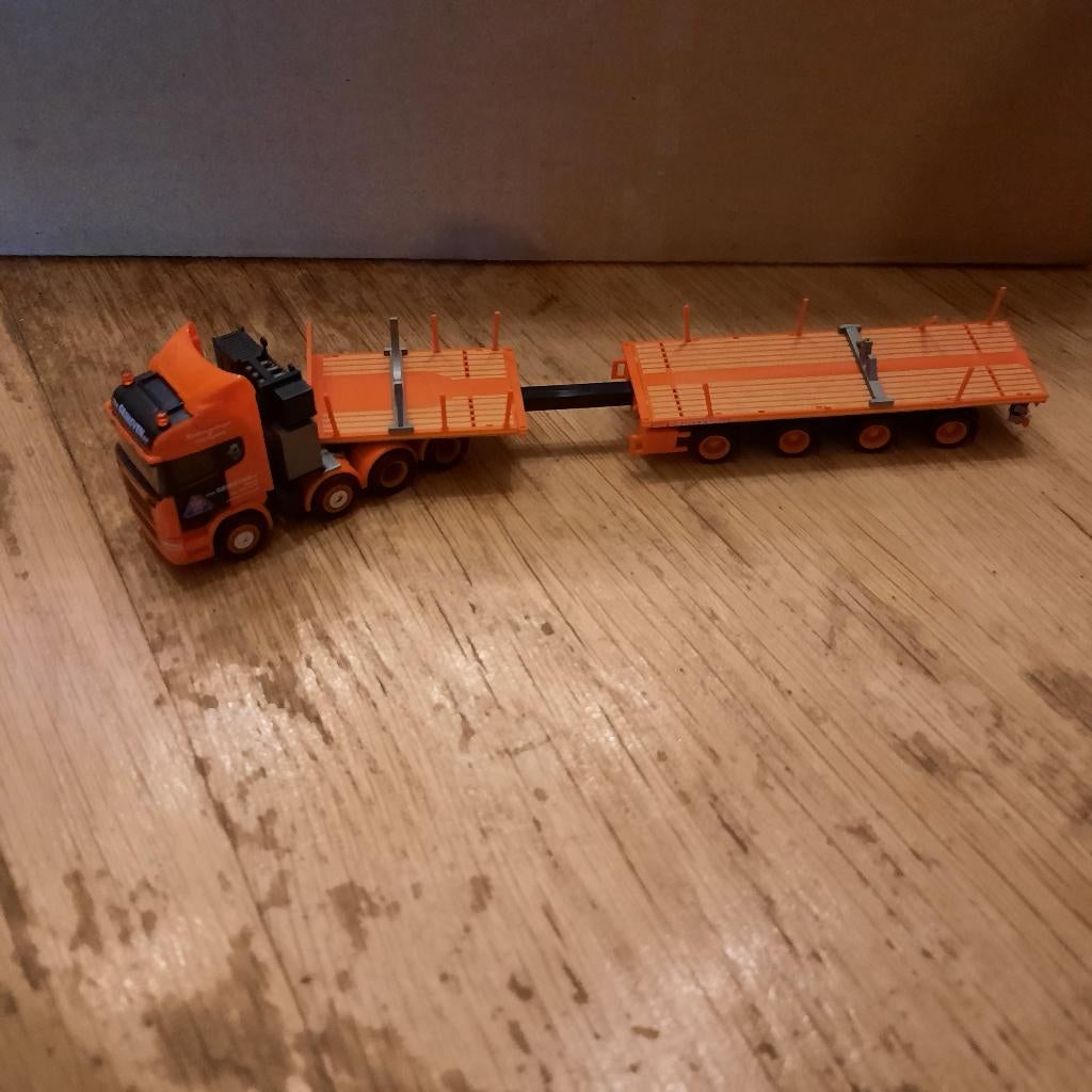 Herpa Scania van Grinsven, Ophalen of Verzenden, Zo goed als nieuw, Bus of Vrachtwagen, Herpa