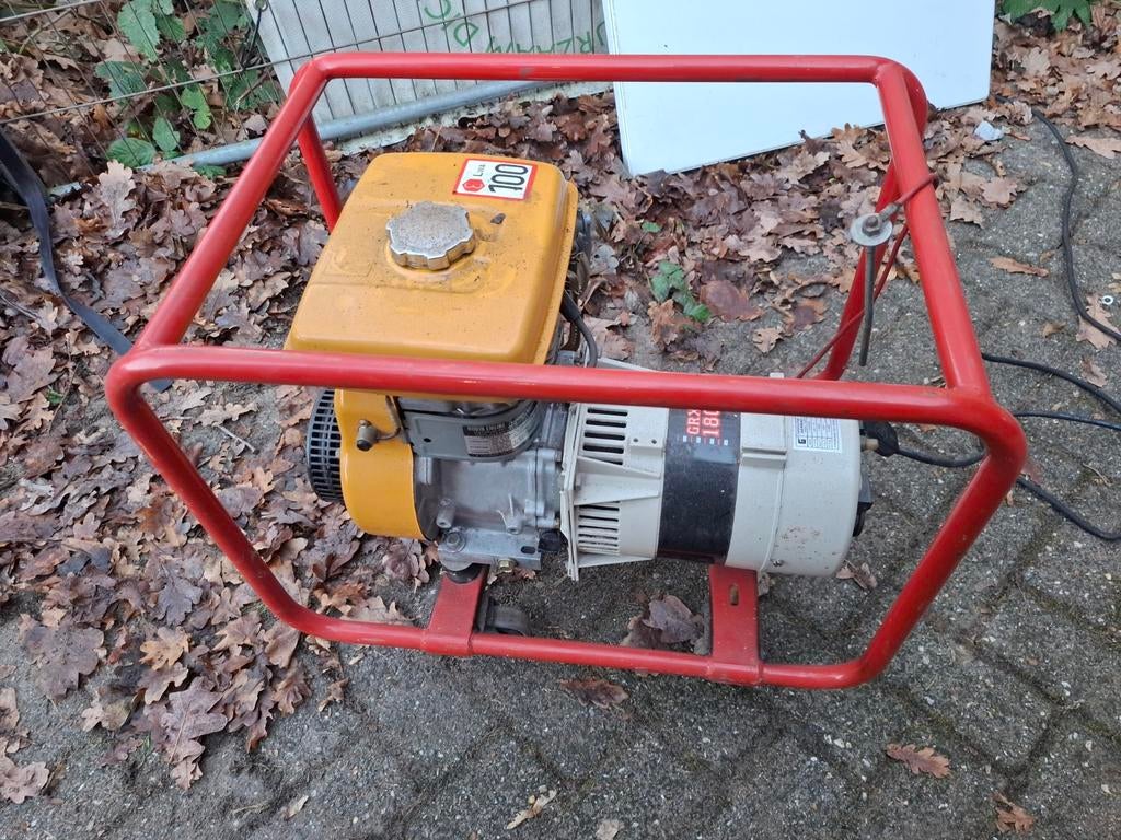 Aggregaat generator subaru robin benzine 230volt, Ophalen, Zo goed als nieuw, Minder dan 5 kVA, Benzine