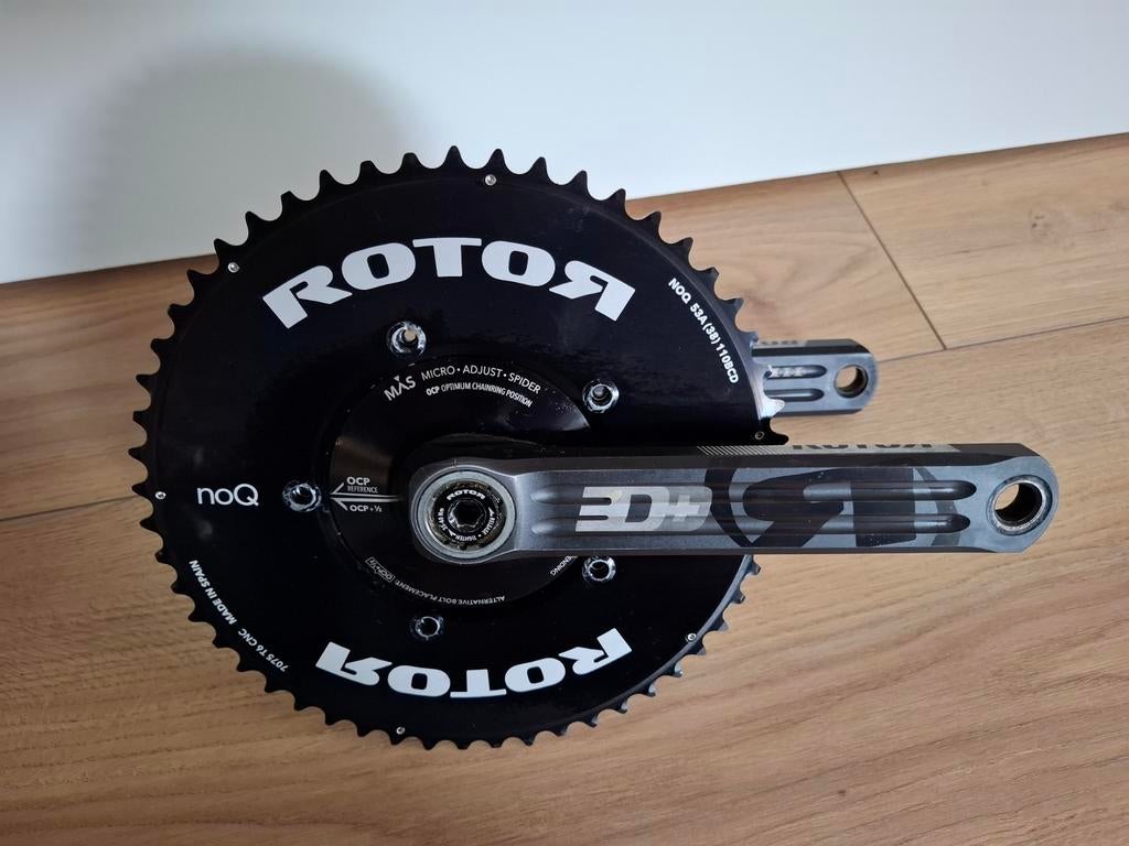 Rotor 3D inpower vermogensmeter, Fietsen en Brommers, Fietsonderdelen, Ophalen of Verzenden, Zo goed als nieuw, Crankstel of Pedalen