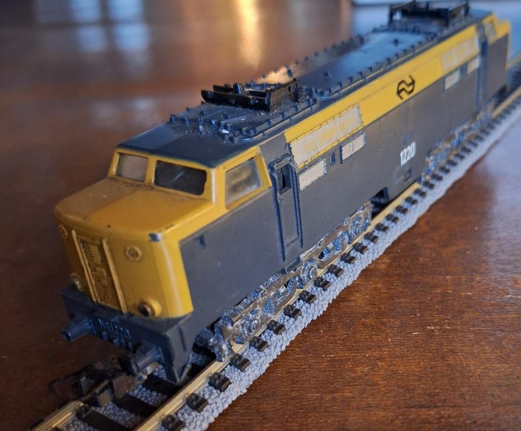 Lima locomotief 1220, Gebruikt, Ophalen of Verzenden, NS, Lima