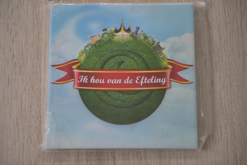 EFTELING = 1 X TEGEL = IK HOU VAN DE EFTELING, Verzenden, Nieuw, Gebruiksvoorwerp