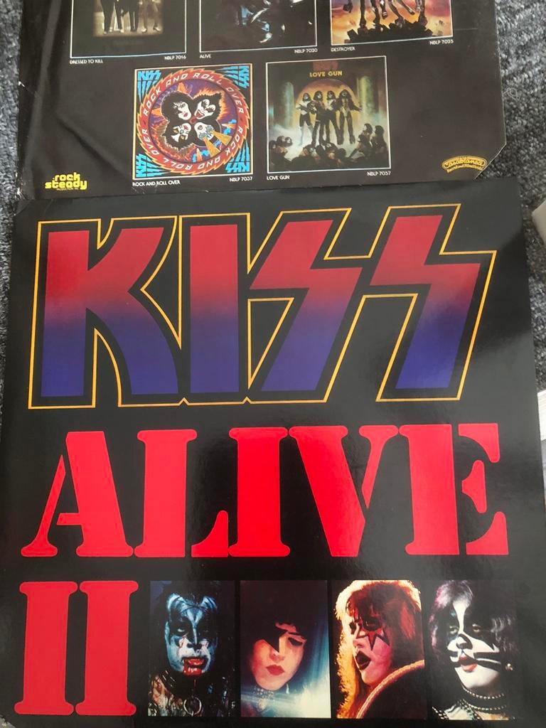 Kiss Alive 2 , Engelse persing🇬🇧, Cd's en Dvd's, Vinyl | Hardrock en Metal, Ophalen of Verzenden, Gebruikt