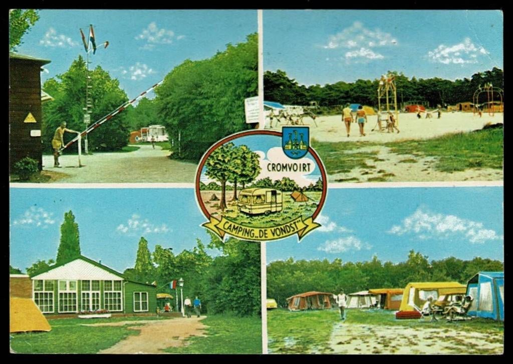 Cromvoirt : Camping De Vondst, Verzenden, 1960 tot 1980, Gelopen, Friesland