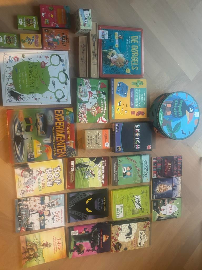 Diverse kinderboeken, spellen en puzzels, Ophalen, Zo goed als nieuw, Taal en Lezen