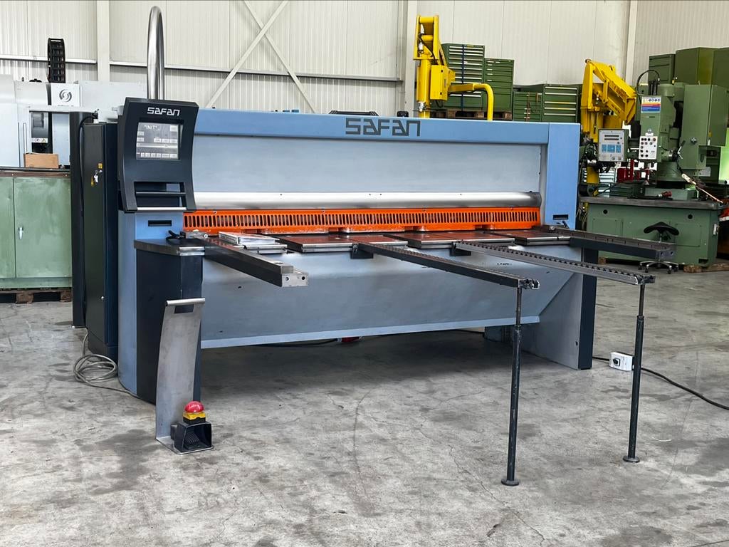 Safan HT 255-4 TS hydraulische guillotineschaar plaatschaar, Gebruikt, Safan, Safan, Safan