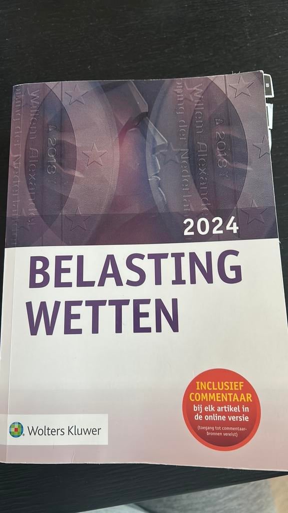 Belastingwetten 2024, Ophalen of Verzenden, Beta, Gelezen, HBO