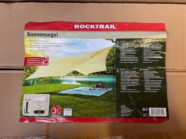 Rocktrail tarp (Sonnensegel), Ophalen, Zo goed als nieuw