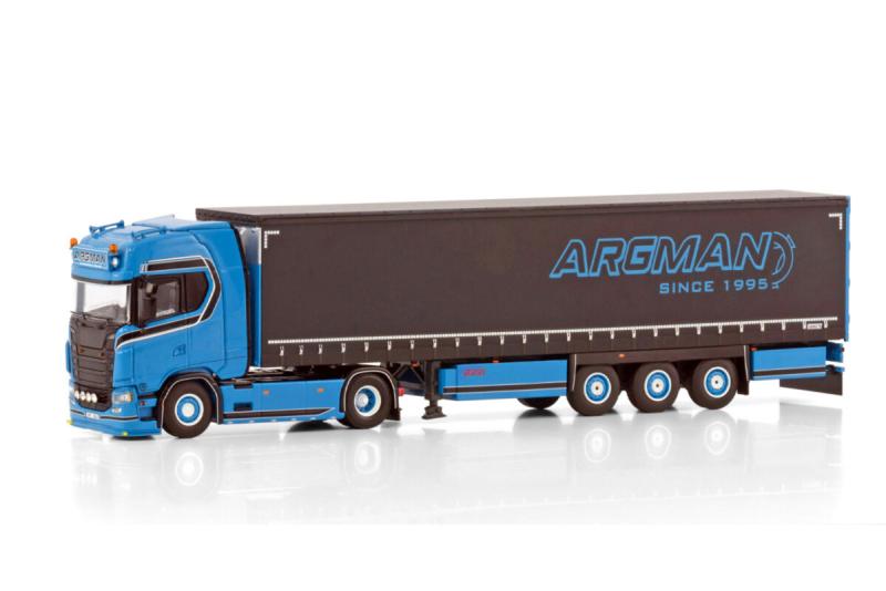 Argman s.r.o.; SCANIA S HIGHLINE CS20H 4X2 CURTAINSIDE, Hobby en Vrije tijd, Modelauto's | 1:50, Nieuw, Ophalen of Verzenden, Bus of Vrachtwagen