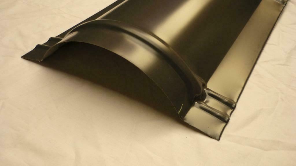 Dakpanplaat 0,4mm metaal met plastisol toplaag zwart, Zwart, Nieuw, 15 m² of meer, Metaal