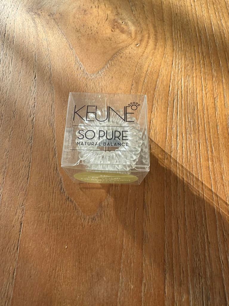 Keune 3st. transparant hair rings, Ophalen of Verzenden, Zo goed als nieuw, Dame of Heer