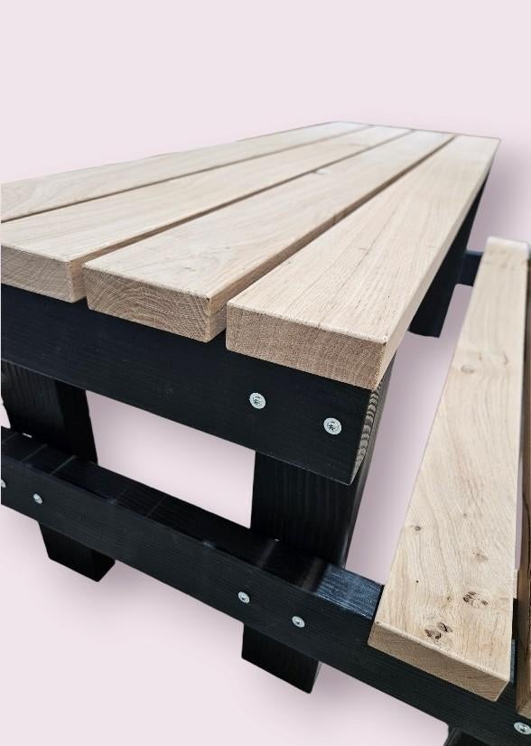 NIEUW IN ASSORTIMENT! Eiken kinder Picknicktafel 120cm, Ophalen, 100 tot 150 cm, Nieuw, 50 tot 100 cm