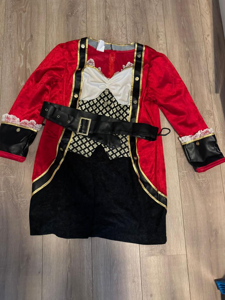 Carnavalskleding Piratenpak Dames 46-48, Maat 38/40 (M), Carnaval, Ophalen of Verzenden, Zo goed als nieuw