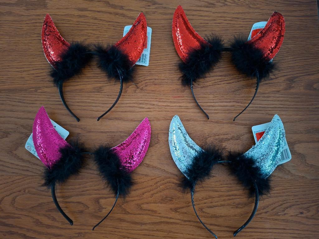 Carnaval 2026 Nieuwe duivels hoorntjes tiara's / haarbanden, Ophalen of Verzenden, Nieuw, Carnaval, Accessoires