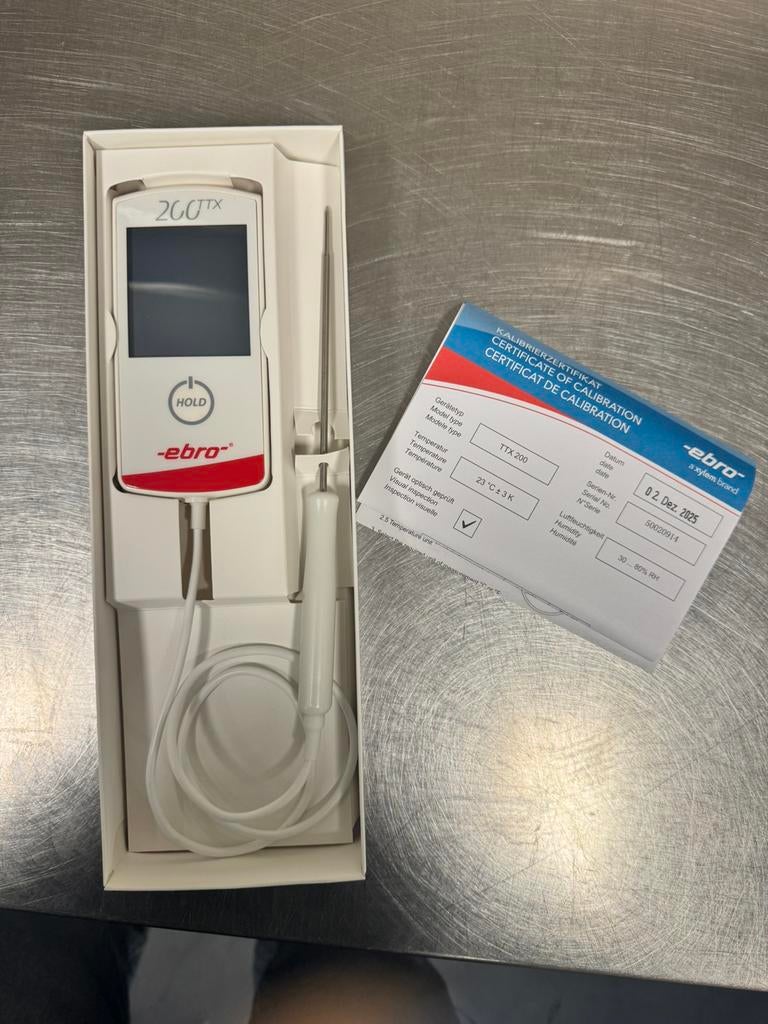 EBRO thermometer geijkt, Ophalen, Nieuw in verpakking, Reinigen