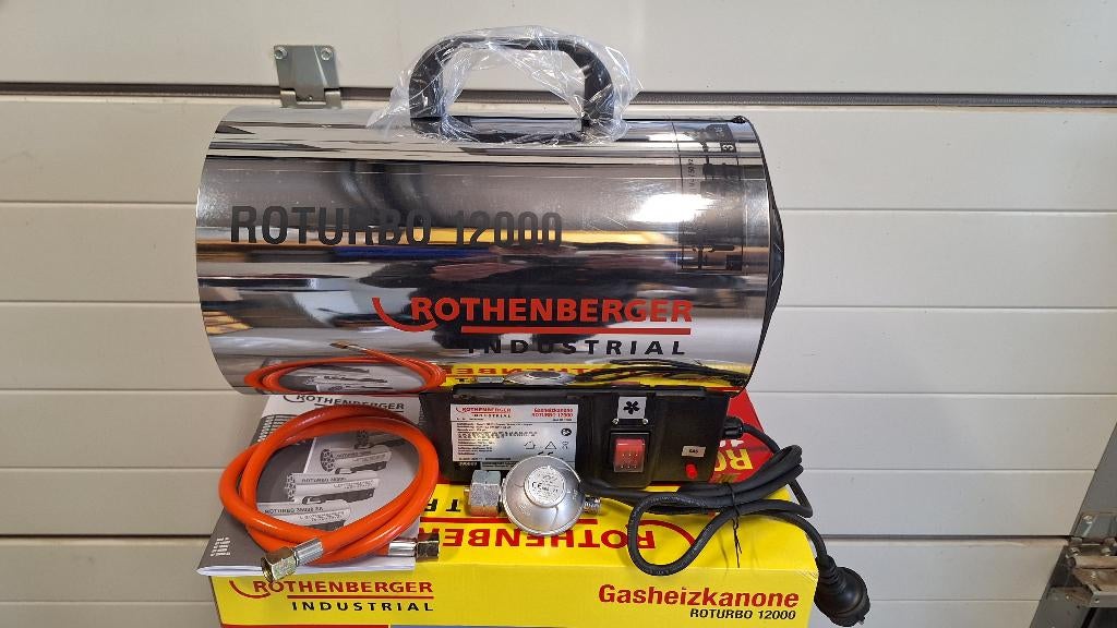 Rothenberger roturbo 12000 heather gaskachel gaskanon, ., Nieuw, Ophalen of Verzenden, .