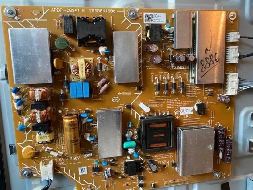Sony Bravia KD55XE8596 Voeding APDP-209A1 B - Getest, Ophalen of Verzenden, Gebruikt, Minder dan 2 meter, Overige kabels