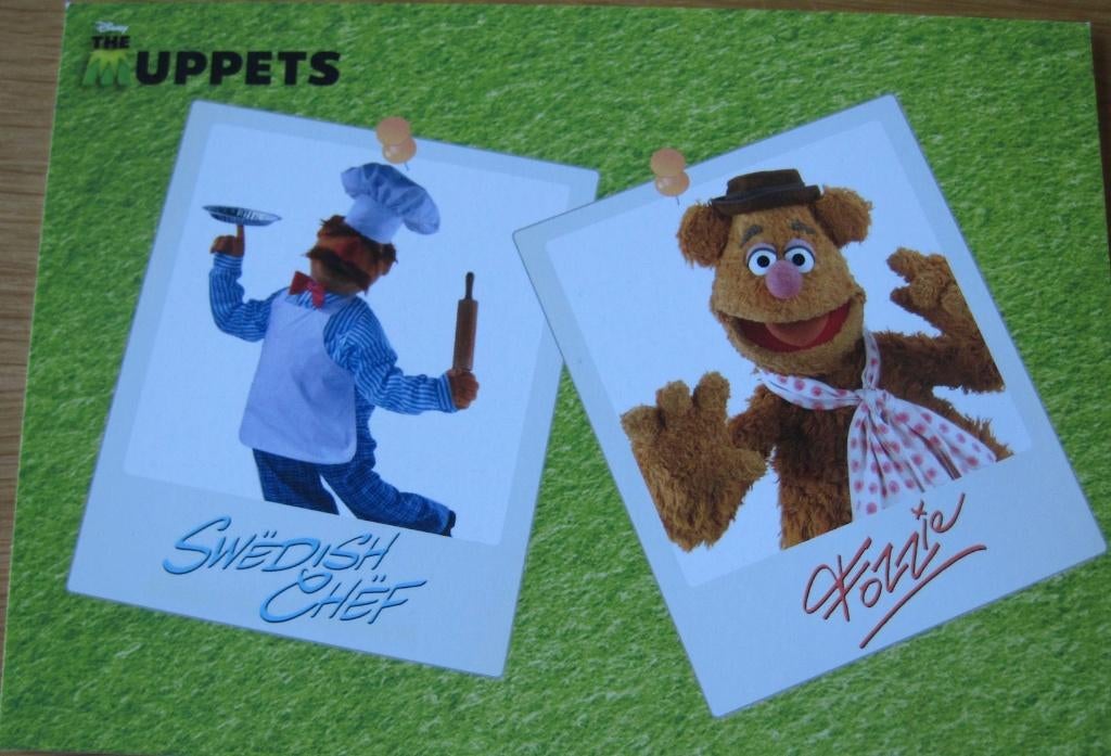drie kaarten van de Muppets - nieuw, Verzamelen, Verzenden, 1980 tot heden, Ongelopen, Overige thema's