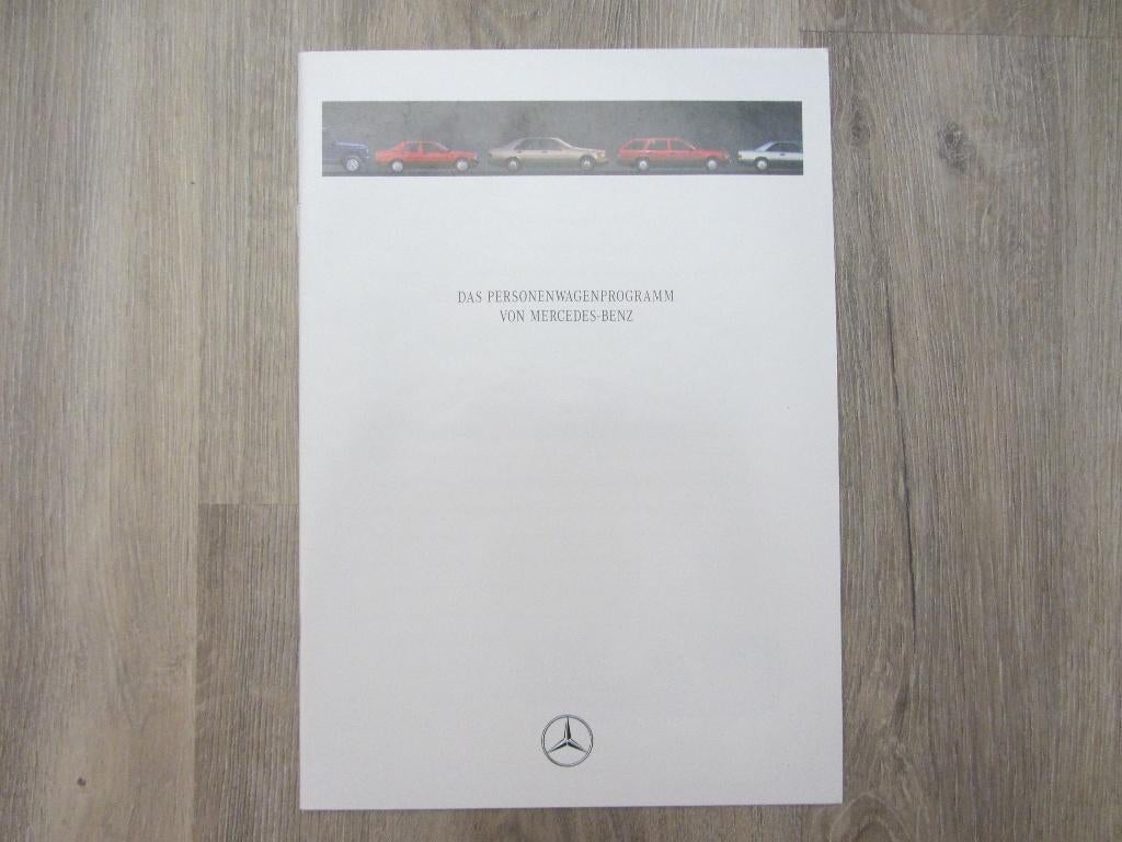Mercedes Algemene Folder 1991, Zo goed als nieuw, Mercedes-Benz, Mercedes, Ophalen of Verzenden
