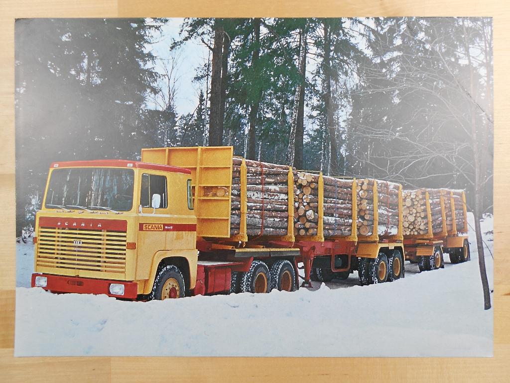 Scania LBT110 1970 Technische Specificatie Brochure LBT 110, Boeken, Auto's | Folders en Tijdschriften, Zo goed als nieuw, Overige merken