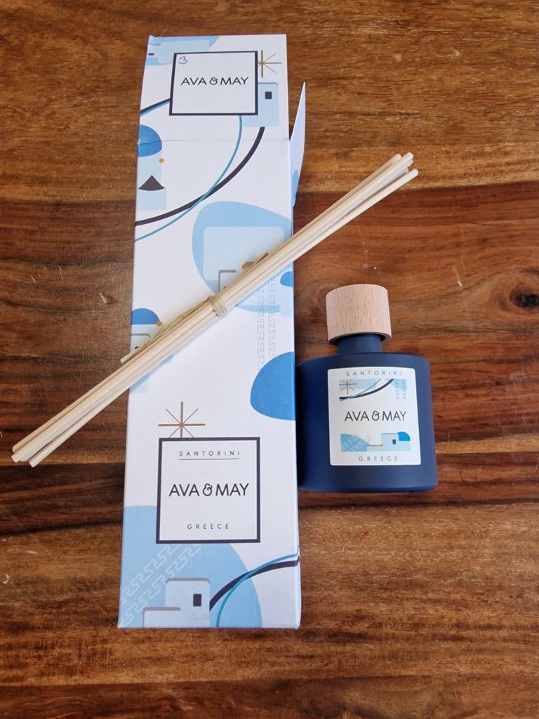Ava & May Santorini Diffuser 3, Overige materialen, Blauw, Nieuw, Ophalen of Verzenden
