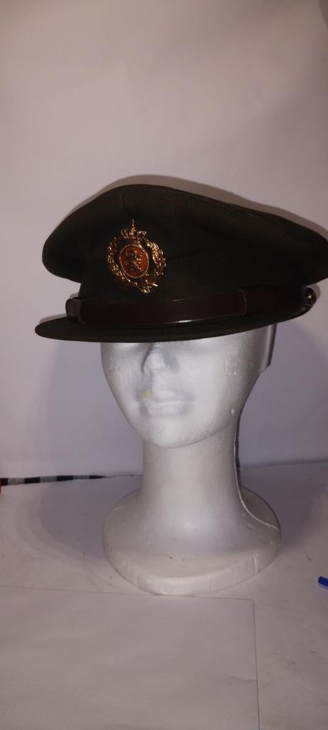 Nederlandse Officier Pet Maat 58 - Zeer Nette Staat, Ophalen of Verzenden, Landmacht, Nederland, Helm of Baret