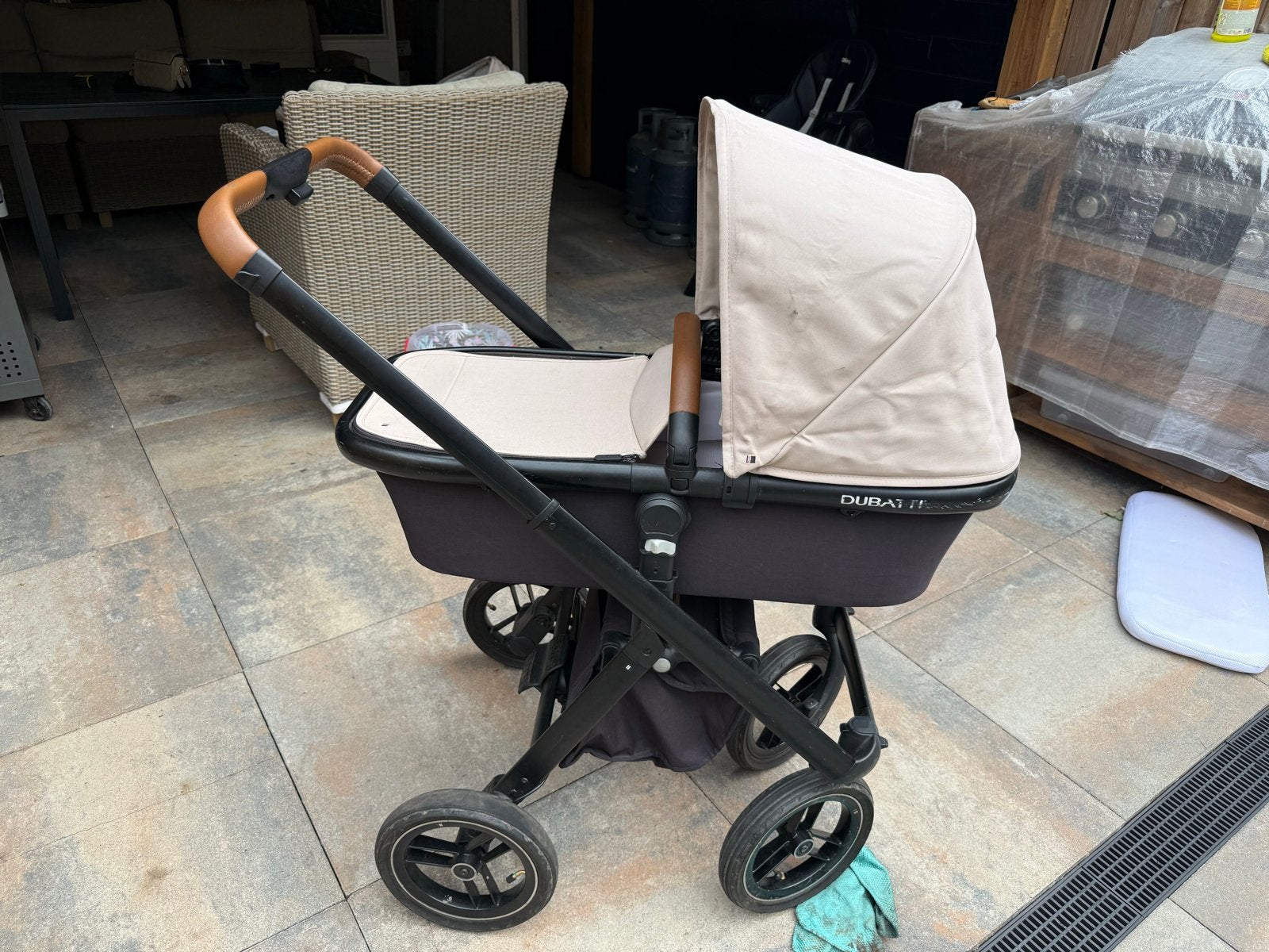 Dubatti One kinderwagen compleet met accessoires, Kinderen en Baby's, Kinderwagens en Combinaties, Gebruikt, Combiwagen, Met autostoeltje